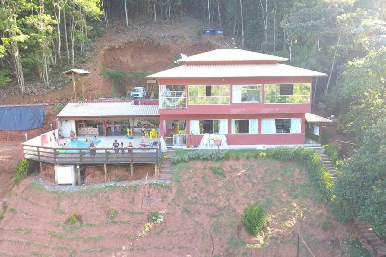 マレシャウ・フロリアノ Chacara Vovo Elson Fonseca - Um Refugio Nas Montanhas Capixabasヴィラ エクステリア 写真