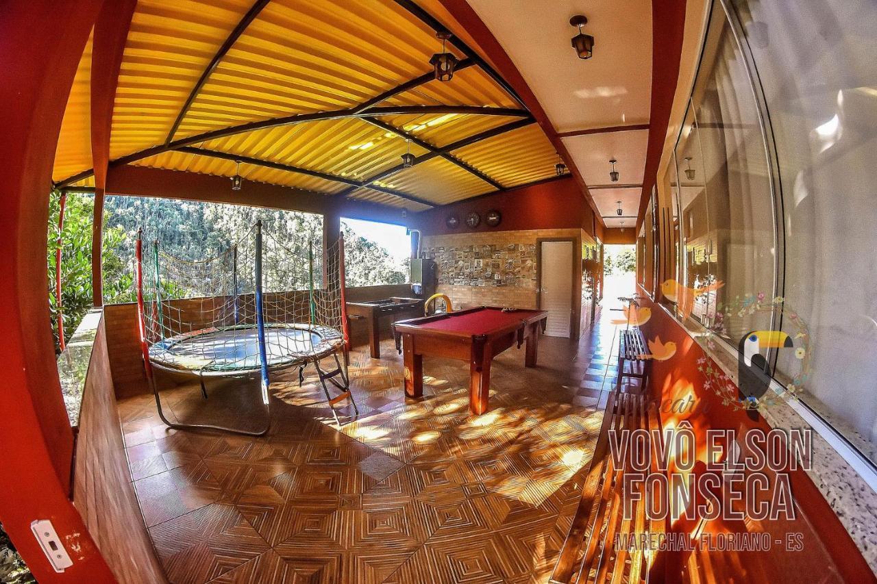 マレシャウ・フロリアノ Chacara Vovo Elson Fonseca - Um Refugio Nas Montanhas Capixabasヴィラ エクステリア 写真