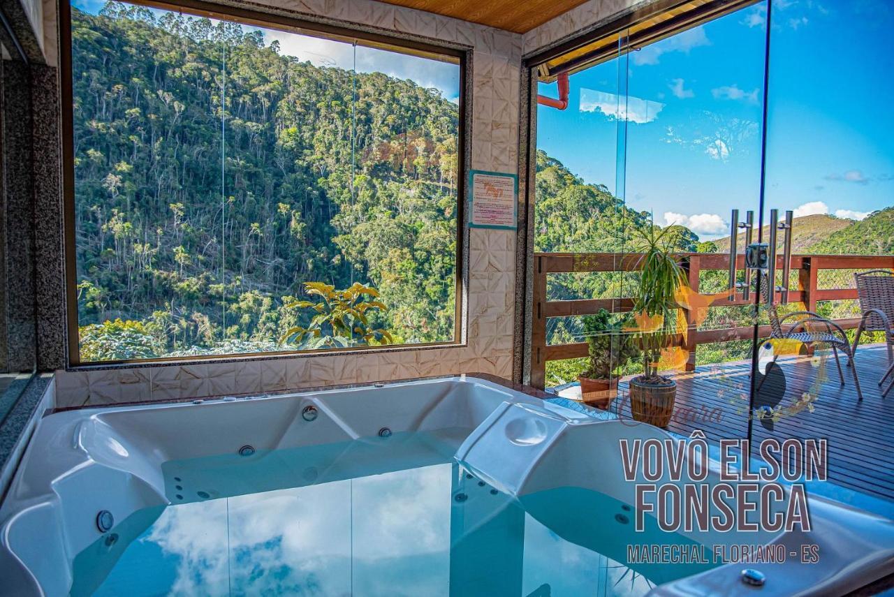 マレシャウ・フロリアノ Chacara Vovo Elson Fonseca - Um Refugio Nas Montanhas Capixabasヴィラ エクステリア 写真