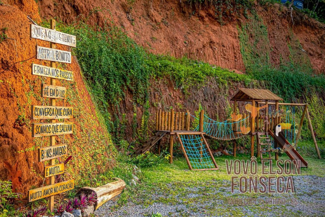 マレシャウ・フロリアノ Chacara Vovo Elson Fonseca - Um Refugio Nas Montanhas Capixabasヴィラ エクステリア 写真