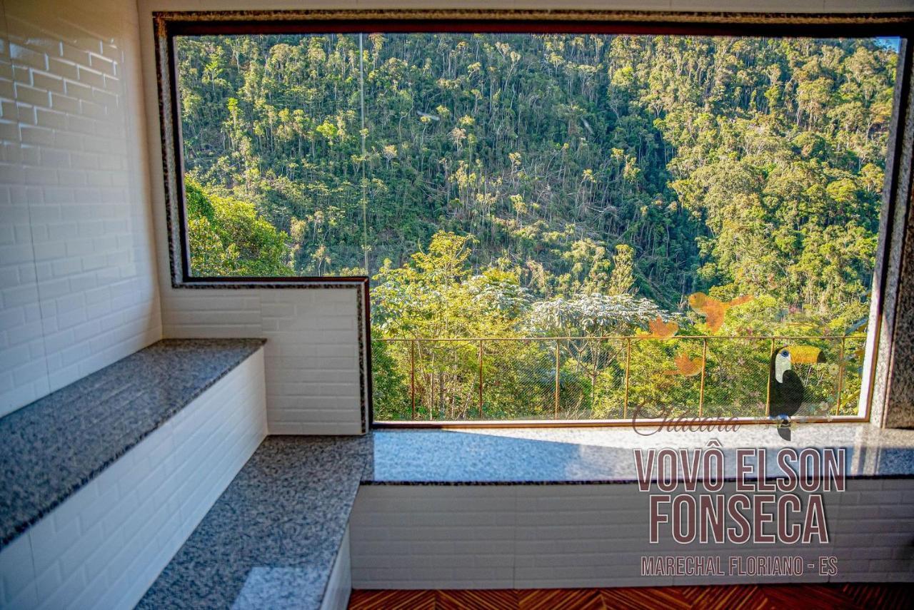 マレシャウ・フロリアノ Chacara Vovo Elson Fonseca - Um Refugio Nas Montanhas Capixabasヴィラ エクステリア 写真