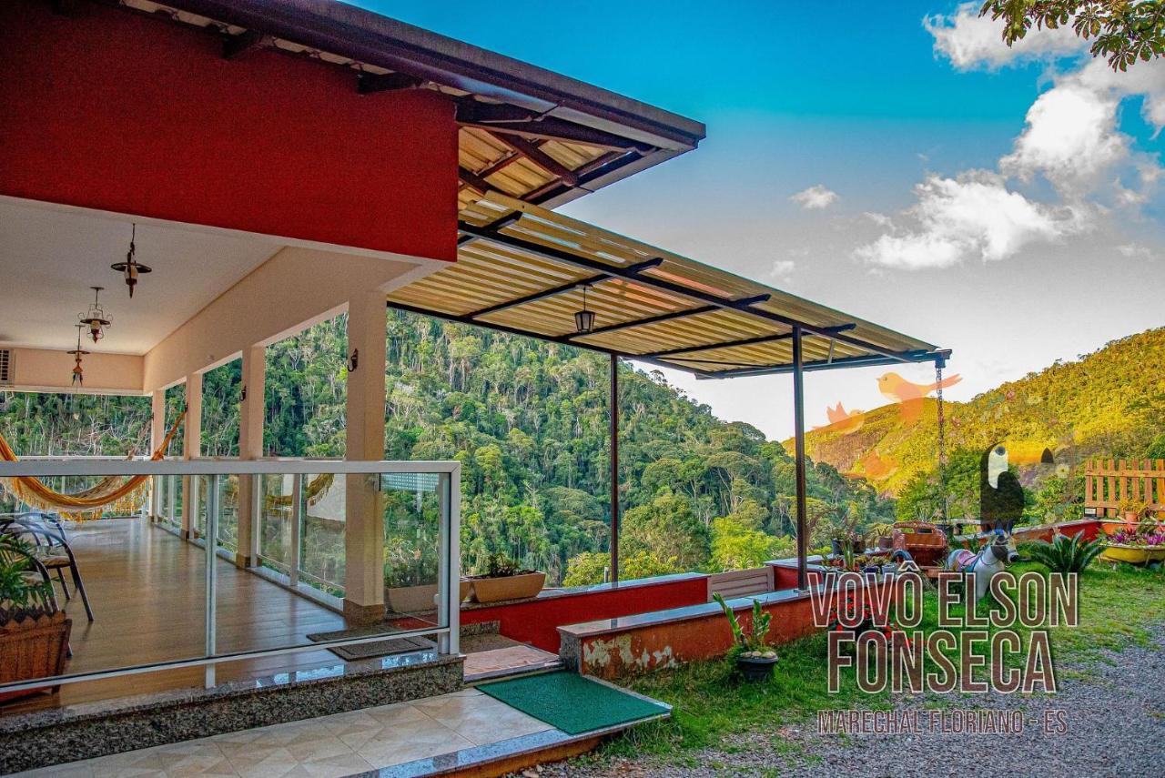 マレシャウ・フロリアノ Chacara Vovo Elson Fonseca - Um Refugio Nas Montanhas Capixabasヴィラ エクステリア 写真